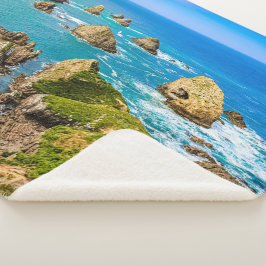 Cobertor Sherpa Ilhas Nugget Point, Nova Zelândia