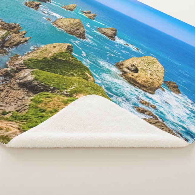 Cobertor Sherpa Ilhas Nugget Point, Nova Zelândia (3/4)