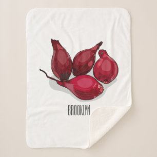 Cobertor Sherpa Ilustração de desenho animado de slot