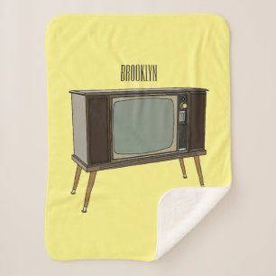 Cobertor Sherpa Ilustração de desenho animado de televisão