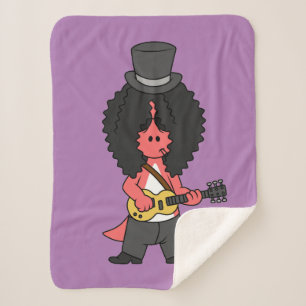 Cobertor Sherpa Ilustração De Um Allosauro Vestido Como Estrela De