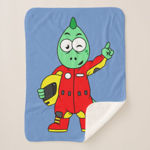 Cobertor Sherpa Ilustração De Um Condutor De Automóveis De Corrida