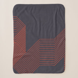 Cobertor Sherpa Ilustração decorativa na moda simples legal da