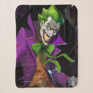 Cobertor Sherpa Ilustração Infinita de Coringa de Crise