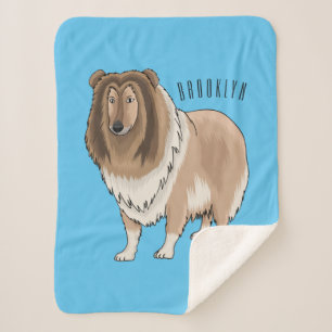Cobertor Sherpa Imagem de desenho em quadrinhos grosseiros