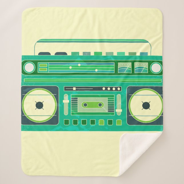 Cobertor Sherpa Imagem de imagem de uma caixa de expansão clássica (Frente)