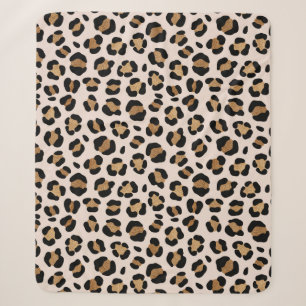 Cobertor Sherpa Impressão do Leopardo Safari Selgle