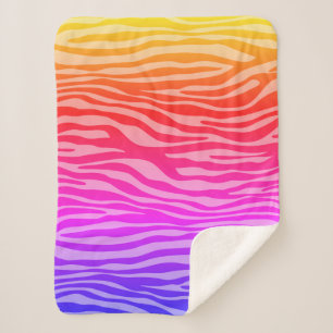 Cobertor Sherpa Impressão Zebra