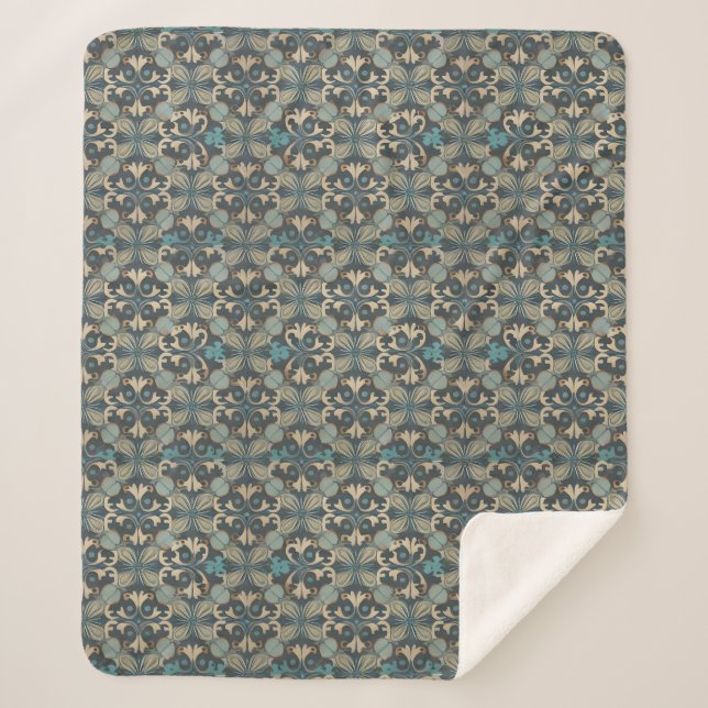 Cobertor Sherpa in blue (Frente)