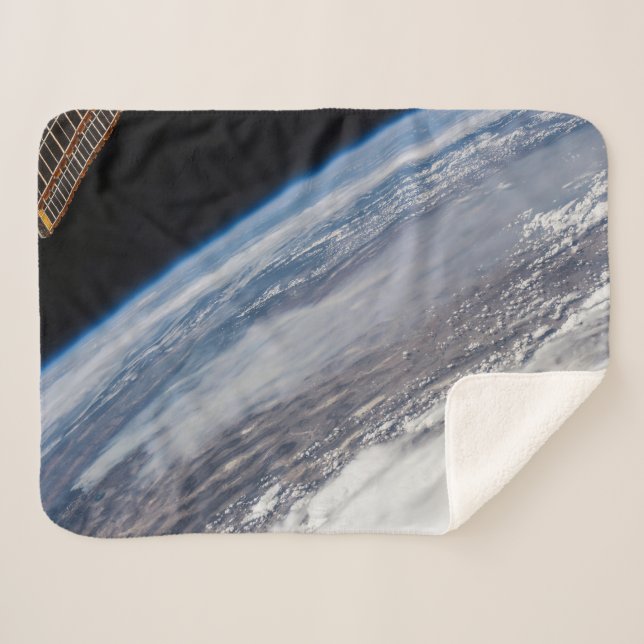 Cobertor Sherpa Incêndio No Parque Nacional De Yosemite E Na Flore (Frente (Horizontal))