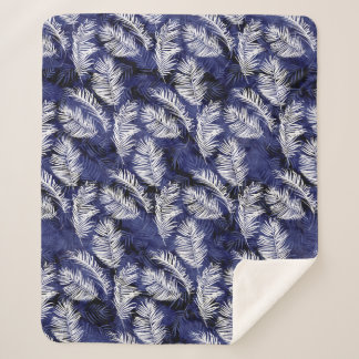 Cobertor Sherpa Indigo Palms