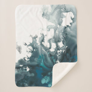 Cobertor Sherpa Indigo Tempest