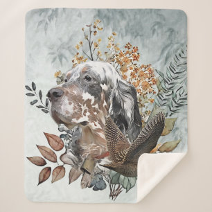Cobertor Sherpa Inglês setter , Woodcock Hunting , Art