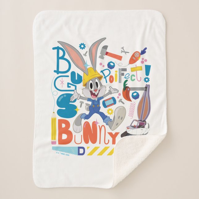 Cobertor Sherpa INSETOS BUNNY BUILDERS™| INSETOS BUNNY™ - Ferramen (Frente)