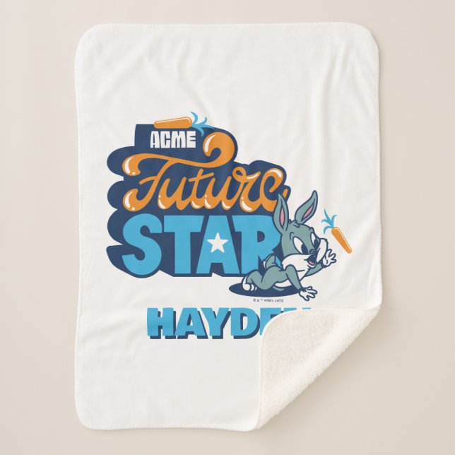 Cobertor Sherpa Insetos para bebês BUNNY™ - Estrela futura (Frente)