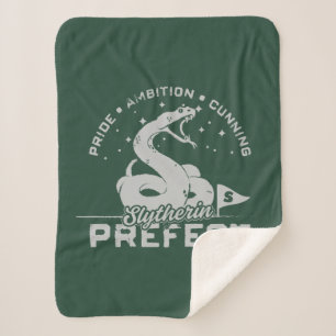 Cobertor Sherpa Insígnia de Prefeito de SLYTHERIN™