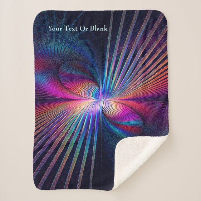 Cobertor Sherpa Iridescência estrutural (Frente)