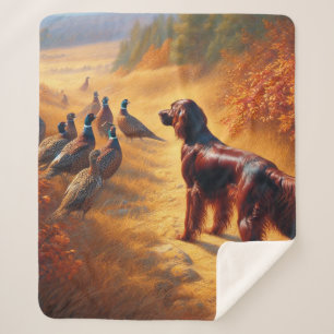 Cobertor Sherpa Irish Setter