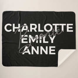 Cobertor Sherpa Irmãs Brontë II - Charlotte & Emily & Anne