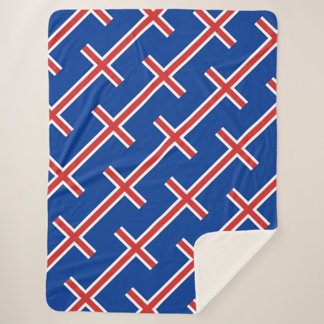 Cobertor Sherpa Islândia (Frente)