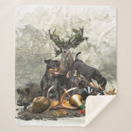 Cobertor Sherpa Jagdterrier, Caça alemã Terrier