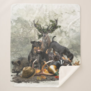 Cobertor Sherpa Jagdterrier, Caça alemã Terrier