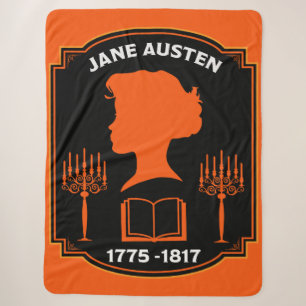 Cobertor Sherpa Jane Austen English Novelist