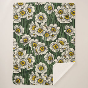 Cobertor Sherpa Jardim de Daffodil