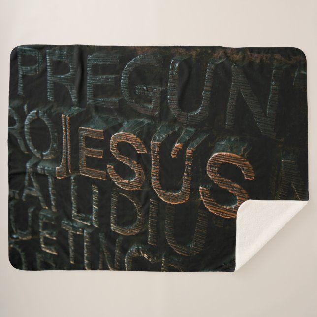 COBERTOR SHERPA JESUS (Frente (Horizontal))
