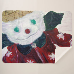 Cobertor Sherpa Jingle Bear