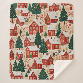 Cobertor Sherpa Jingle Bell Jubilee