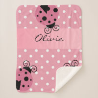 Joaninha cor-de-rosa personalizado