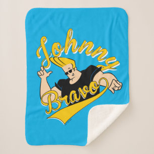 Cobertor Sherpa Johnny Bravo - Gráfico Athletic
