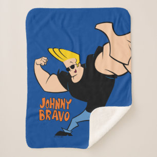 Cobertor Sherpa Johnny Bravo Iconic Pose