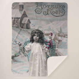 Cobertor Sherpa Joyeux Noel