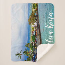 Cobertor Sherpa Kailua Kona Pier Hawaii