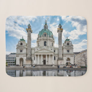 Cobertor Sherpa Karlskirche em Viena, Áustria