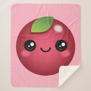 Cobertor Sherpa Kawaii Cranberry Sherpa Blanket