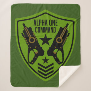 Cobertor Sherpa Kids Toy Dart Gun Batalha