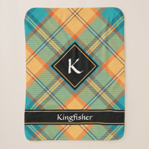 Cobertor Sherpa Kingfisher Tartan Sherpa Blanket