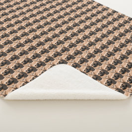 Cobertor Sherpa KiniArt Bruxelles Griffon