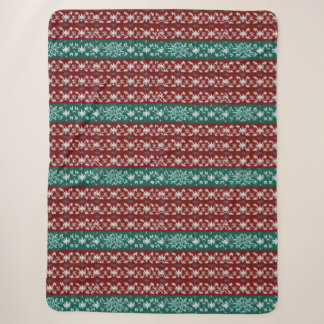 Cobertor Sherpa Knit Tradicional de Suéter de Natal Feio 18