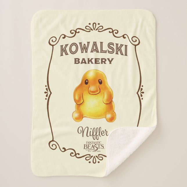 Cobertor Sherpa Kowalski Bakery - Niffler (Frente)