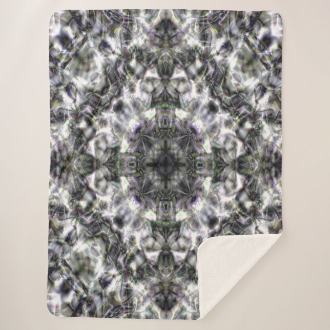 Cobertor Sherpa Laço de Prata (Frente)