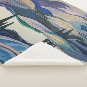 Cobertor Sherpa Lago Mirror Franklin Carmichael