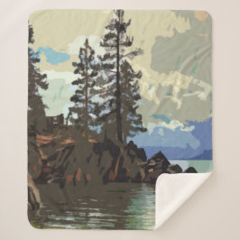 Cobertor Sherpa Lago Tahoe Sherpa Blanket
