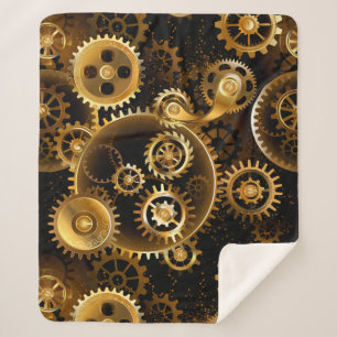 Cobertor Sherpa Lágrimas de latão sem costura