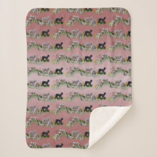 Cobertor Sherpa Lamb Meadow (Mistura Rosa Empoeira