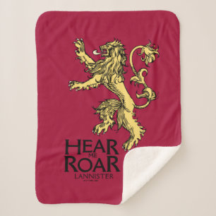 Cobertor Sherpa Lannister Sigil - Ouça-me Roar