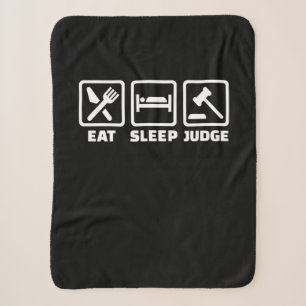 Cobertor Sherpa Lawyer Eat Sleep Juiz